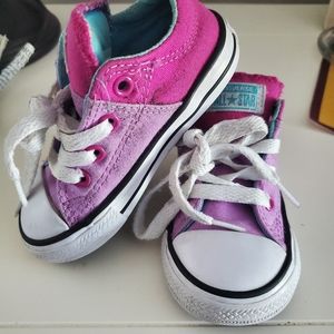Pink converse two tonned